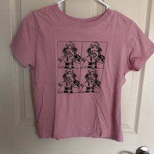 Pull&Bear Soft Pink Tee